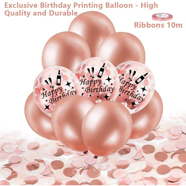 Girly store birthday balloons